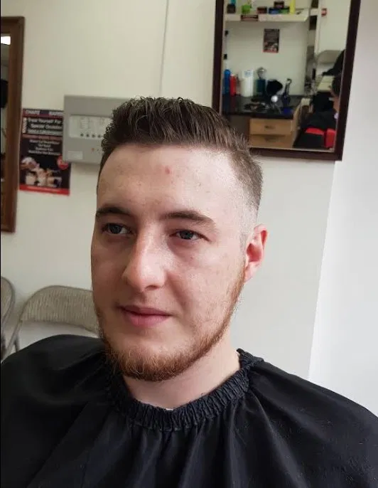 Mid fade with beard inside Chapz